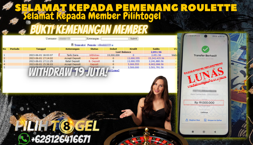 Bukti JP Casino Pilihtogel - Judi Roulette Online