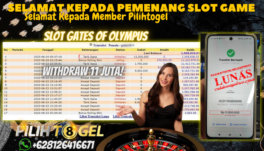 Bukti JP Slot Pragmatic Play Pilihtogel - Gates of Olympus