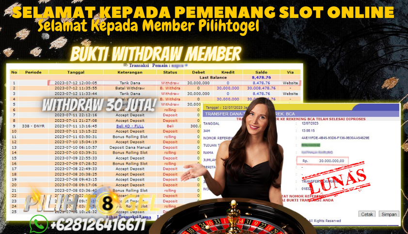 Bukti JP Slot Pragmatic Play Pilihtogel - Sweet Bonanza