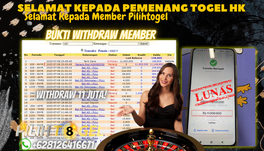 Bukti JP Togel Online Pilihtogel - Togel Hongkong