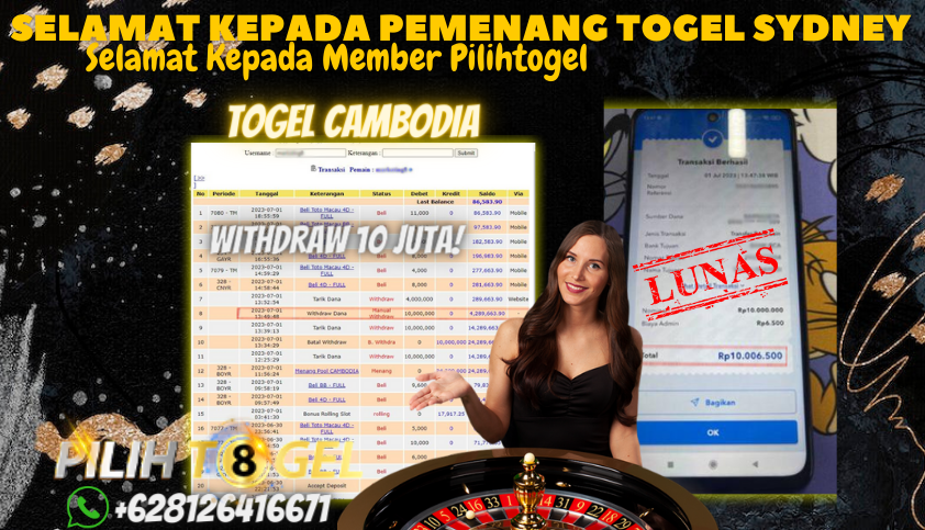 Bukti JP Togel Online Pilihtogel - Togel Sydney