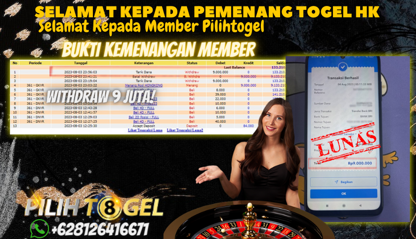 Bukti JP Togel Online Pilihtogel - Togel Hongkong