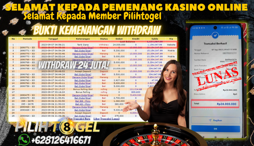 Bukti JP Casino - Judi Roulette Online